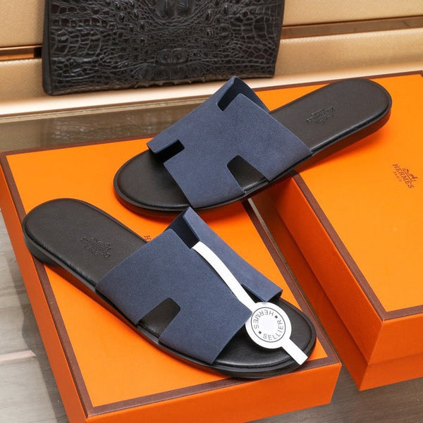 HM IZMIR SANDAL INDIGO SUEDE