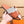 HM IZMIR SANDAL ORANGE AND WHITE LAMBSKIN