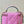 borsa a tracolla vanity con manico superiore 10 cm in pelle di agnello rosa verde 