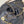 Borsa Hobo CC 22 42 cm in pelle di vitello martellata nera con finiture dorate