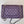 CLASSIC FLAP 25CM VIOLET LAMBSKIN LIGHT GOLD HARDWARE