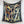 HM 25s Scarf 140cm Black Beige Cashmere 973319
