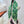 CD Clover Scarf 90x90 Green Colorful Twill Silk 223489