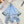 CD Dioramour Scarf 90x90 Blue Colorful Twill Silk 223493