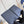 WALLET POCKET ORGANIZER AEROGRAM 11CM BLUE CALFSKIN