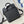 STEAMER 20 IN BLACK CALFSKIN SILVER HARDWARE
