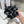 BLACK MONOGRAM FABRIC SCRUNCHIE 412544