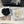 BLACK DOT FABRIC SCRUNCHIE 418926