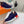 HM Depart Slip-on Sneaker In Navy Blue Woven Fabric 106330