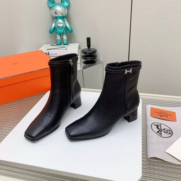 HM Hommage Ankle Boot Black Calfskin  971350