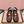 Miu Vintage-Effect Penny Slingback Faded Brown Leather 791000