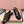 Miu Vintage-Effect Penny Slingback Black Red Leather 791001