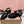 Miu Vintage-Effect Penny Slingback Black Leather 791002