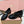 Miu Vintage-Effect Penny Loafers Black Leather 791004