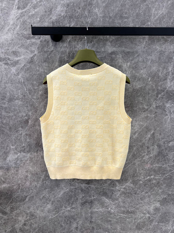 GG 25 Vest Light Yellow Wool 0036