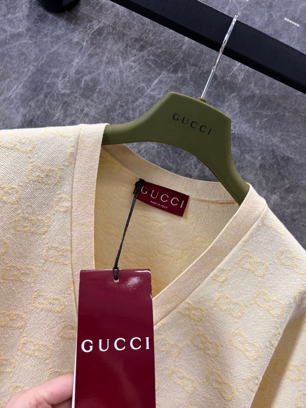 GG 25 Cardigan Light Yellow Wool 0035