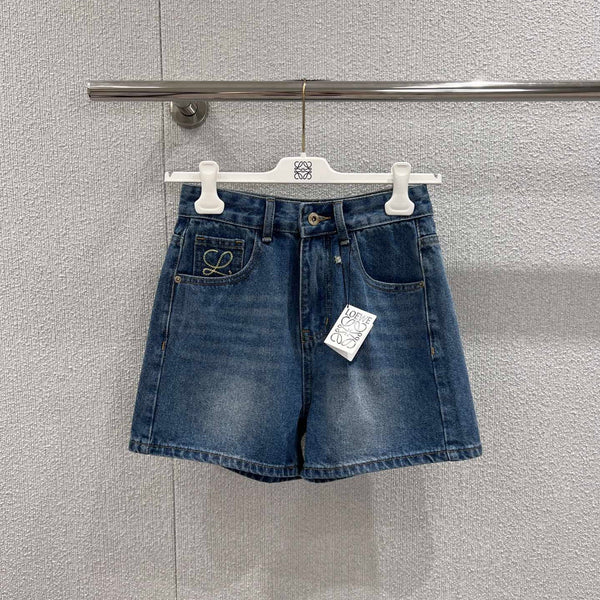 Short en jean brodé Loewe 26Ss