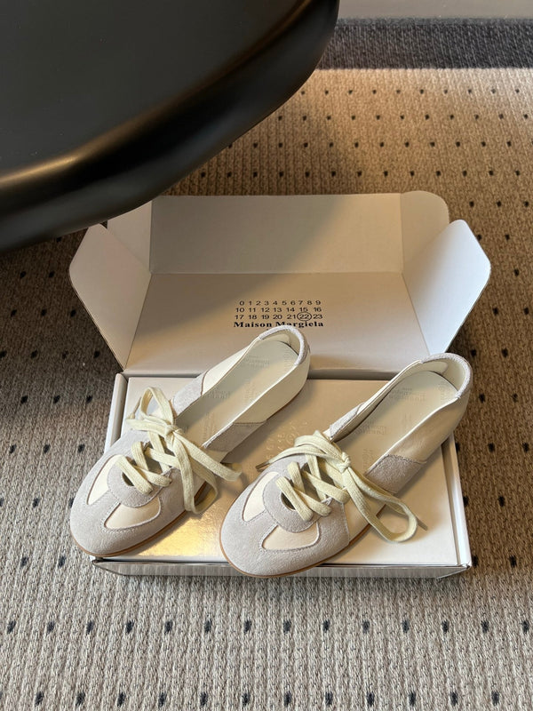 MM Replica Sneakers Grey Suede 803725