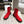 CD Ankle Boots Bright Red Elastic Fabric