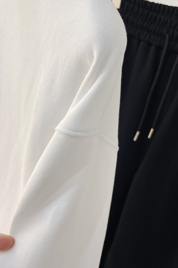 LV SWEATER WHITE COTTON FABRIC 239602