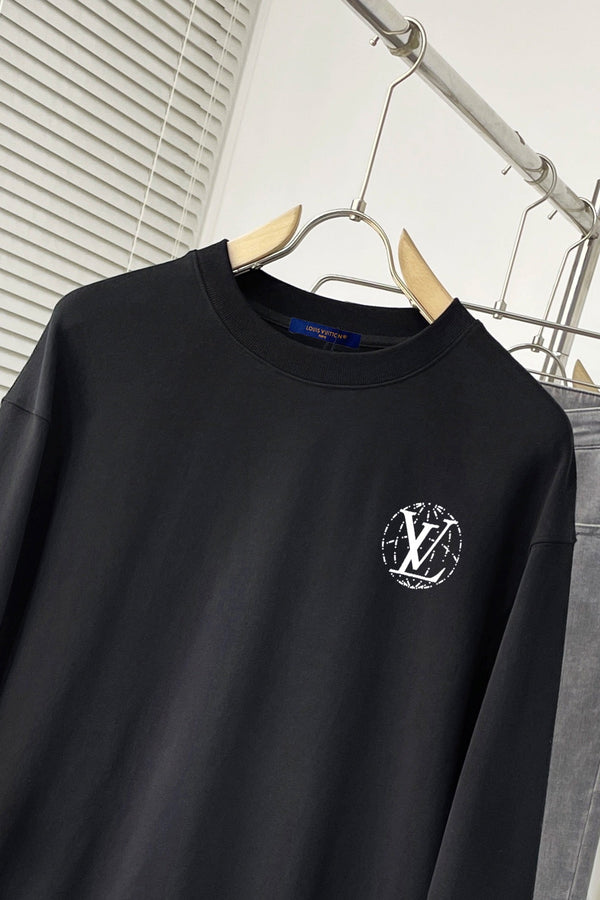 LV SWEATER BLACK COTTON FABRIC 239600