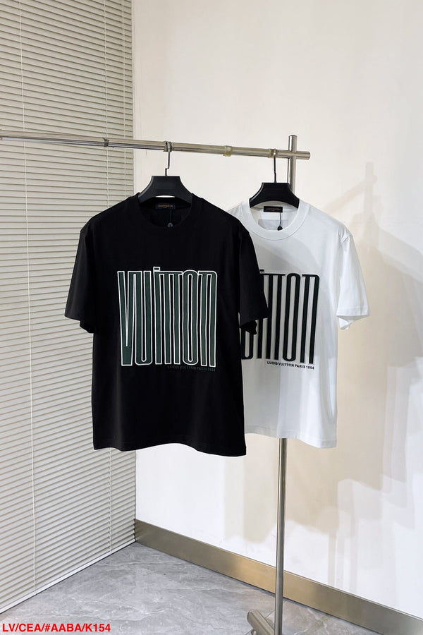 LV T-SHIRT WHITE COTTON 239604