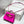 HM 25s Mini Kelly 19cm Deep Magenta Embossed Crocodile Gold Hardware