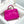 HM 25s Mini Kelly 19cm Deep Magenta Embossed Crocodile Gold Hardware