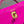 HM 25s Mini Kelly 19cm Deep Magenta Embossed Crocodile Gold Hardware