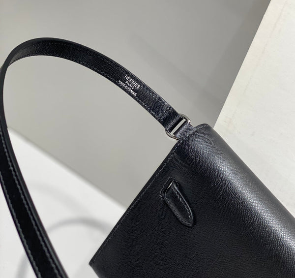 HM Kelly Elan 27cm Black Leather Shw
