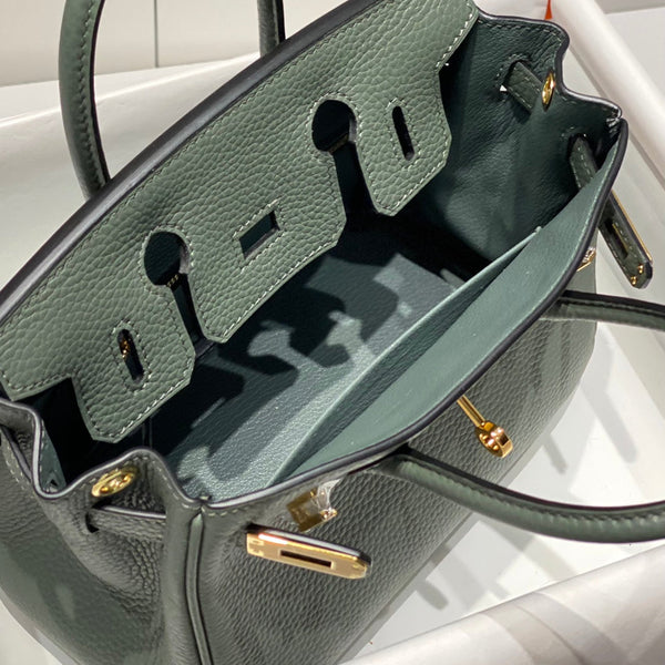 HM Birkin 20cm Vert Amande Togo Leather Gold Hardware