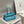 Borsa a spalla HM Birkin 29 in pelle blu petrolio 222333