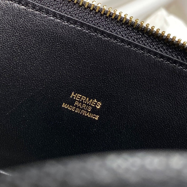 HM Bolide 25 Black Epsom Leather Gold Hardware 237381