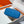 Borsa HM Neo Garden 23 in tela blu Dodger e pelle di vitello Negonda 243334