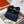 HM Mini Herbag Gold Buckle 20 Navy Blue Canvas and Hunter Cowhide 243255