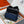 HM Mini Herbag Gold Buckle 20 Navy Blue Canvas and Hunter Cowhide 243255