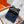 HM Mini Herbag Gold Buckle 20 Navy Blue Canvas and Hunter Cowhide 243255