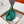 HM Garden Party 30cm Bag Green Togo Blue Canvas