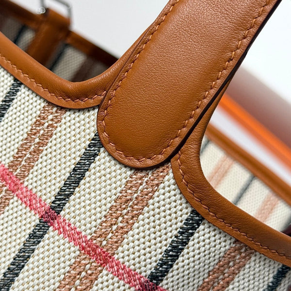 Picotin Lock 18 Gold Swift Calfskin Multicolor H Canvas
