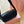 BAGUETTE 25 BAG IN BLACK SHEEPSKIN