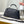 CAPUCINES EAST-WEST 30 IN BLACK SHEEPSKIN CRYSTAL AND SILVER HARDWARE