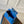 CAPUCINES MINI 21 COBALT BLUE TAURILLON GOLD HARDWARE
