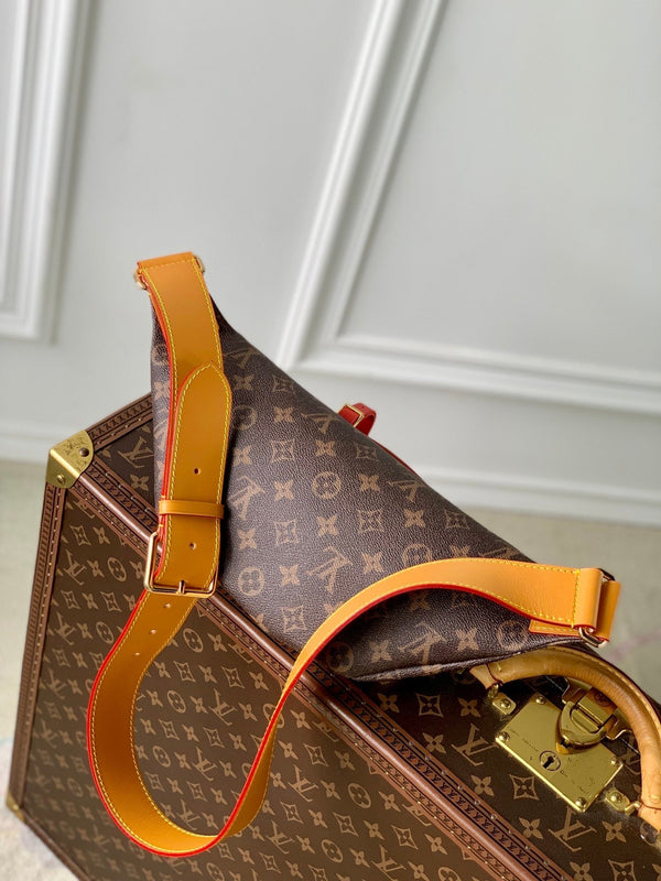 Marsupio Lv Rush Monogramma Marrone