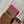 GASTON WEARABLE WALLET 18 IN BROWN MONOGRAM CANVAS MIX PINK CALFSKIN