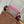 GASTON WEARABLE WALLET 18 IN BROWN MONOGRAM CANVAS MIX PINK CALFSKIN