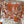 HM 26s 90 Scarf Orange White Colorful Mulberry Silk 153382