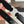 CL White 25mm Triomphe Enamel Black White Cowhide 615279