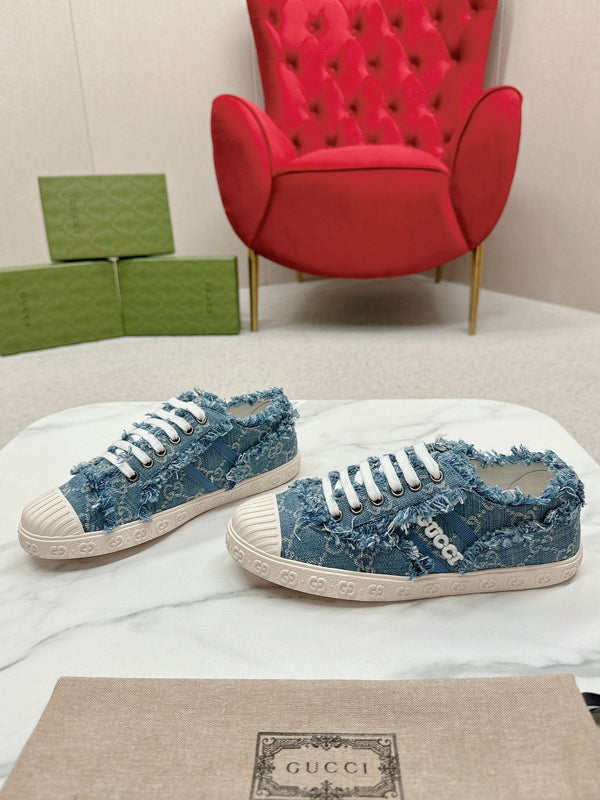 GG TRAINER PUNTA SMERLATA DENIM BLU
