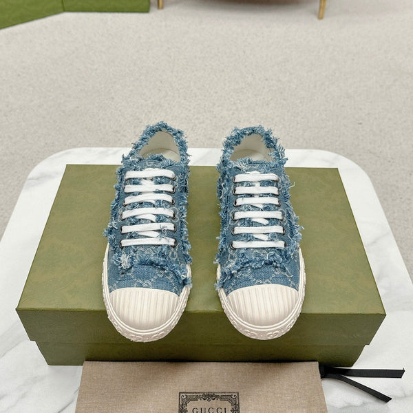 GG TRAINER PUNTA SMERLATA DENIM BLU