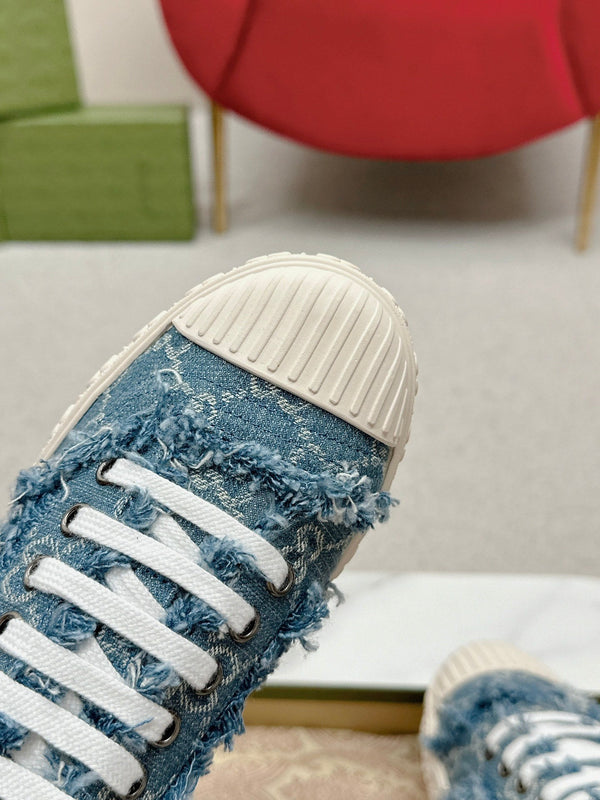 GG TRAINER PUNTA SMERLATA DENIM BLU
